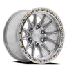 17x9 Arena A132 Blitz Silver Machined Wheel 6x5.5 Bolt Pattern 0mm Offset
