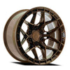 20x9.5 Arena A133 Rampage Smoked Bronze Wheel 6x5.5 Bolt Pattern 30mm Offset