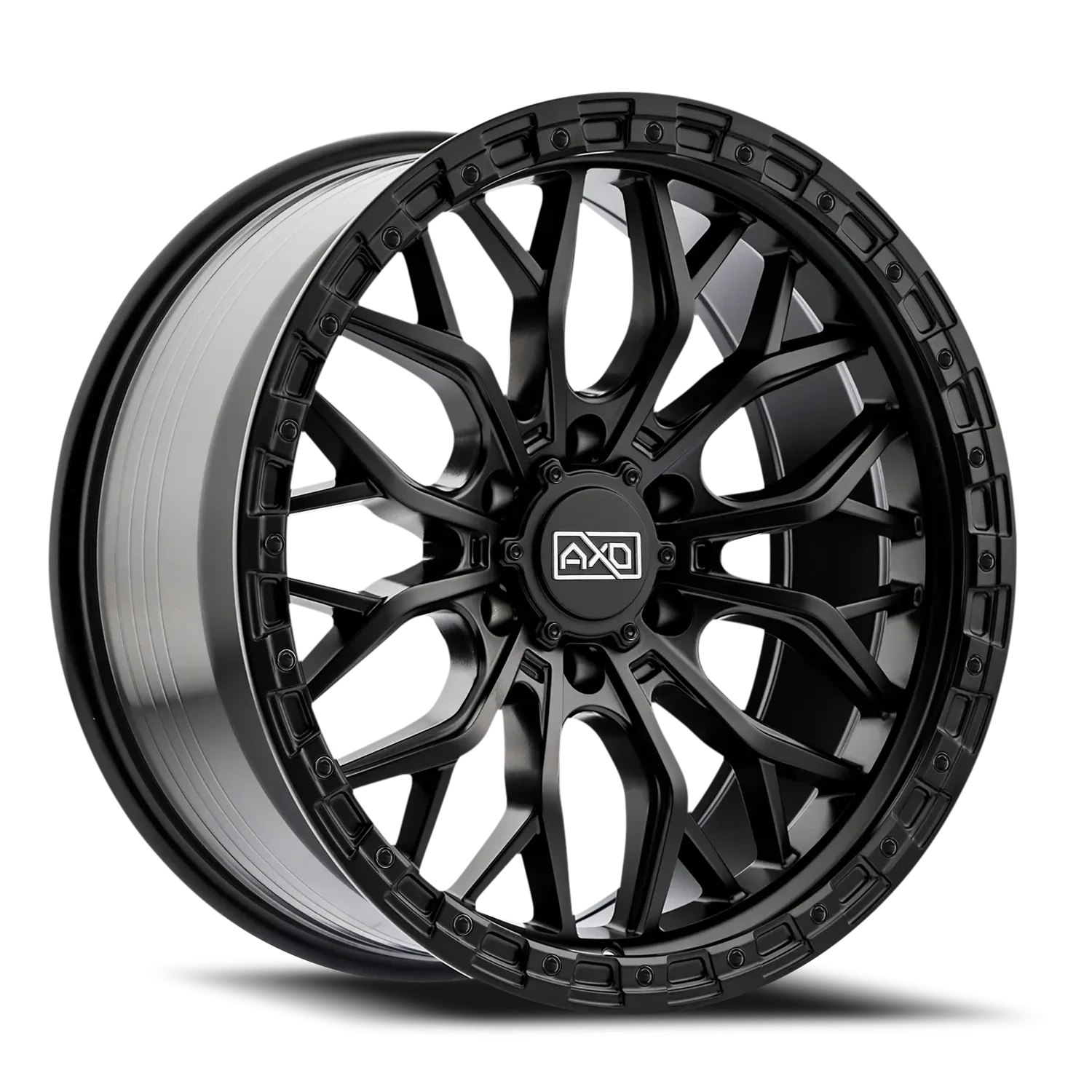 20x9 AXD Off-Road AS1 Satin Black Wheel 6x5.5 Bolt Pattern 0mm Offset