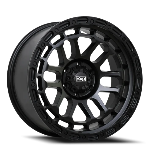 17x8.5 AXD Off-Road AS4 Satin Black Wheel 6x5.5 Bolt Pattern 0mm Offset