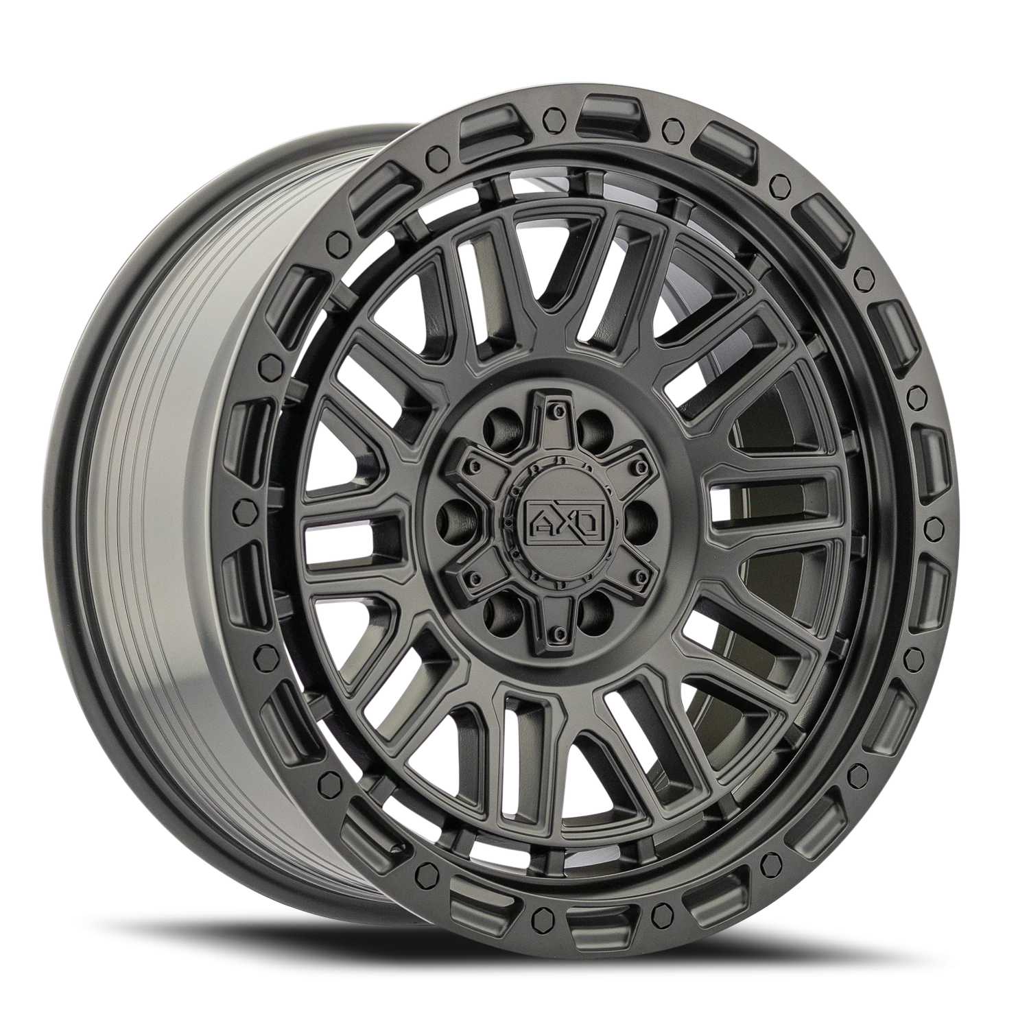 20x9 AXD Off-Road AS6 Satin Black Wheel 6x5.5 Bolt Pattern 0mm Offset