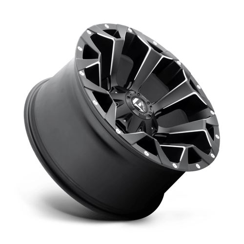 17x9 fuel off road d546 assault matte black milled wheel 6x5.5 bolt pattern 12mm offset