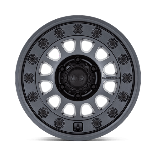 17x8 5 black rhino hard alloys br012 outback matte gunmetal wheel 6x5.5 bolt pattern 10mm offset