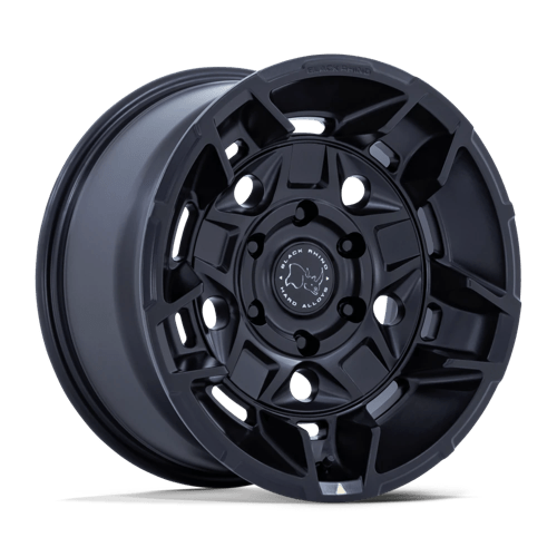 17x8 5 black rhino hard alloys br028 guard matte black wheel 5x4.5 bolt pattern 25mm offset
