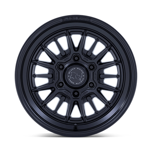 17x8 5 black rhino hard alloys br030 taleo matte black wheel 6x5.5 bolt pattern 0mm offset
