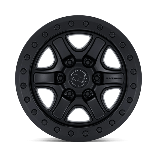 17x8 5 black rhino hard alloys br200 echo trail lock matte black beadlock wheel 6x5 5 bolt pattern 0mm offset