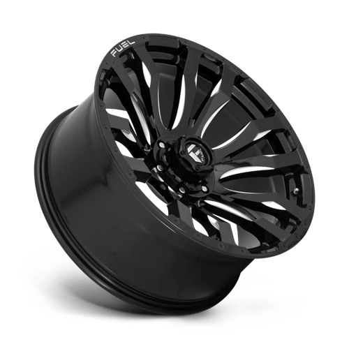 16x8 fuel off road d673 blitz gloss black milled wheel 6x5.5 bolt pattern 1mm offset