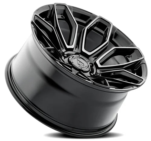 20x10 arena wheel a116 cobra glossy black brushed ddt face clear wheel 6x5.5 bolt pattern 18mm offset