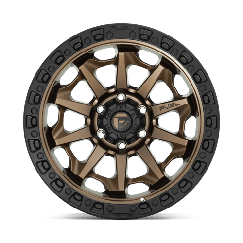 20x9 fuel off road d696 covert matte bronze black bead ring wheel 6x5.5 bolt pattern 1mm offset