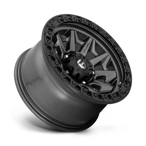 20x9 fuel off road d716 covert matte gunmetal black bead ring wheel 6x5.5 bolt pattern 1mm offset