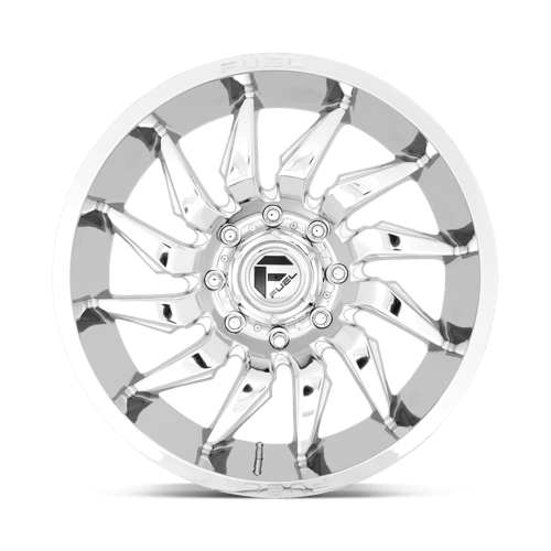 20x10 fuel off road d743 saber chrome wheel 6x5.5 bolt pattern 18mm offset