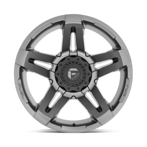 20x9 fuel off road d764 sfj matte gunmetal wheel 5x4.5 bolt pattern 1mm offset
