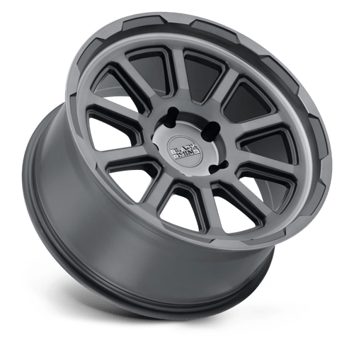 18x8 5 black rhino hard alloys chs chase brushed gunmetal wheel 6x5.5 bolt pattern 0mm offset