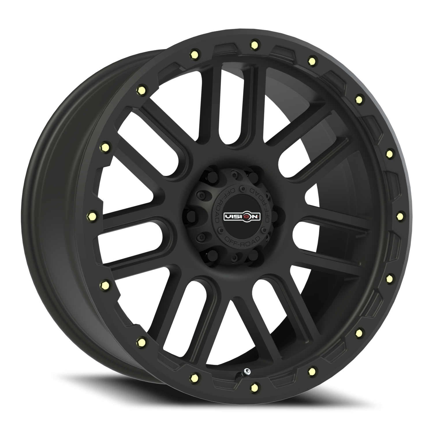 20x9 Vision 111 Nemesis Matte Black Wheel 6x5.5 Bolt Pattern 10mm Offset