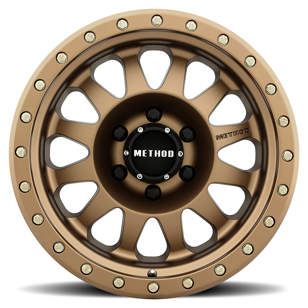 17x8 5 method race wheels mr304 double standard bronze wheel 6x5.5 bolt pattern 0mm offset