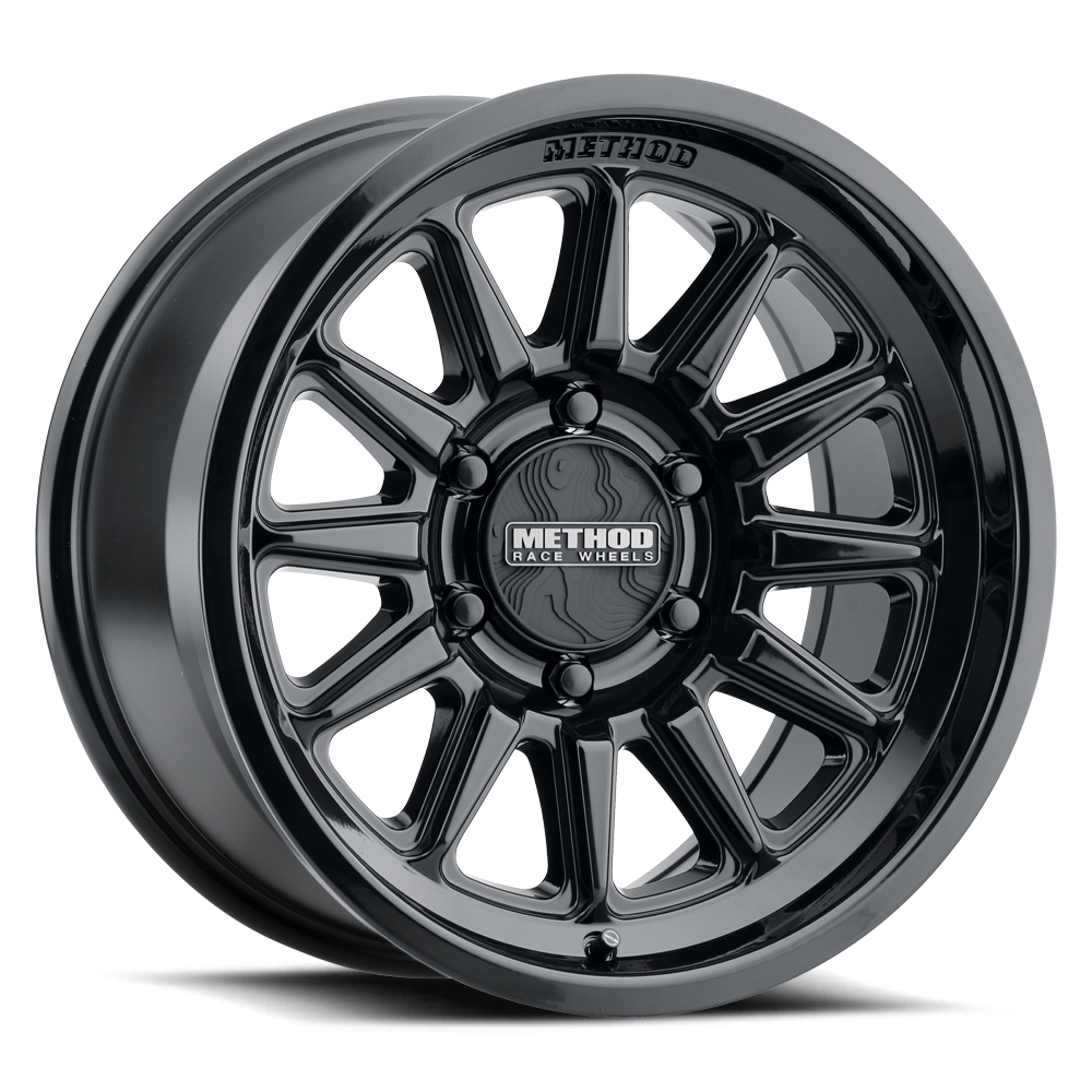 17x8 5 method race wheels mr323 black wheel 6x5.5 bolt pattern 25mm offset