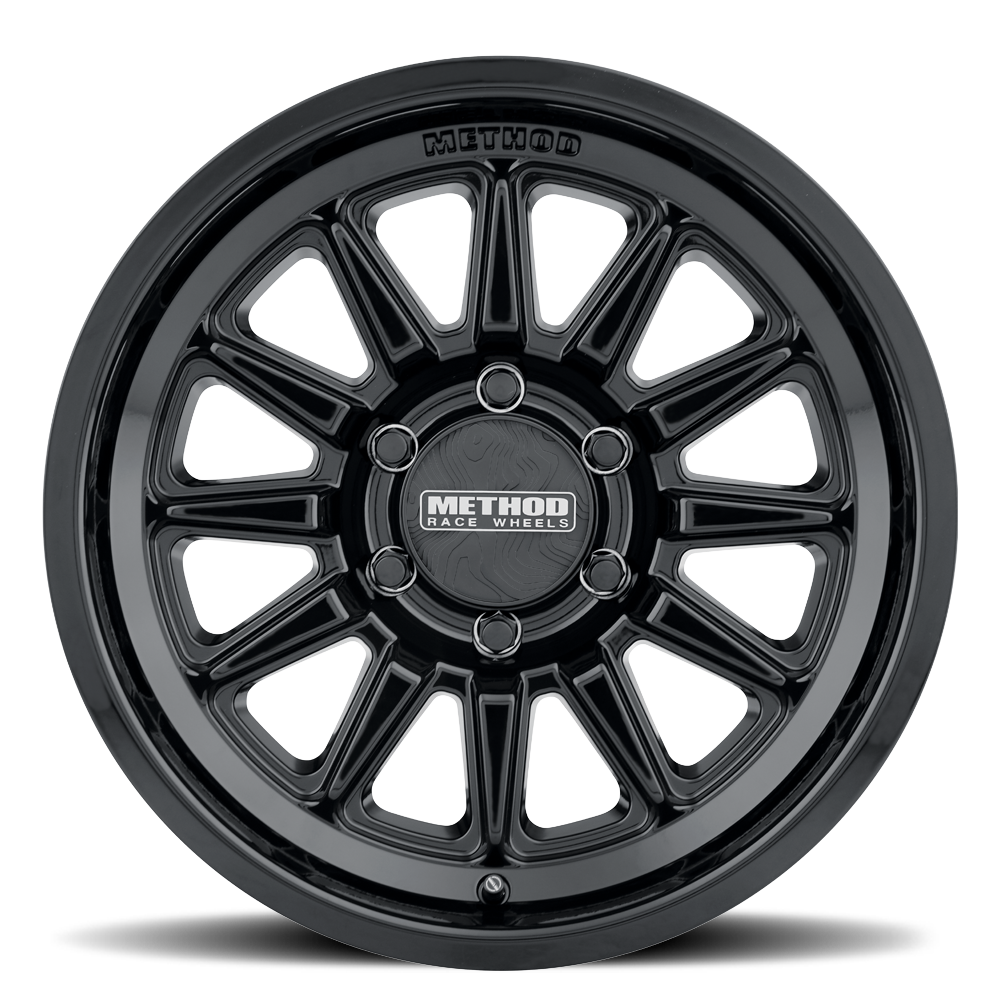17x8 5 method race wheels mr323 black wheel 6x5.5 bolt pattern 25mm offset