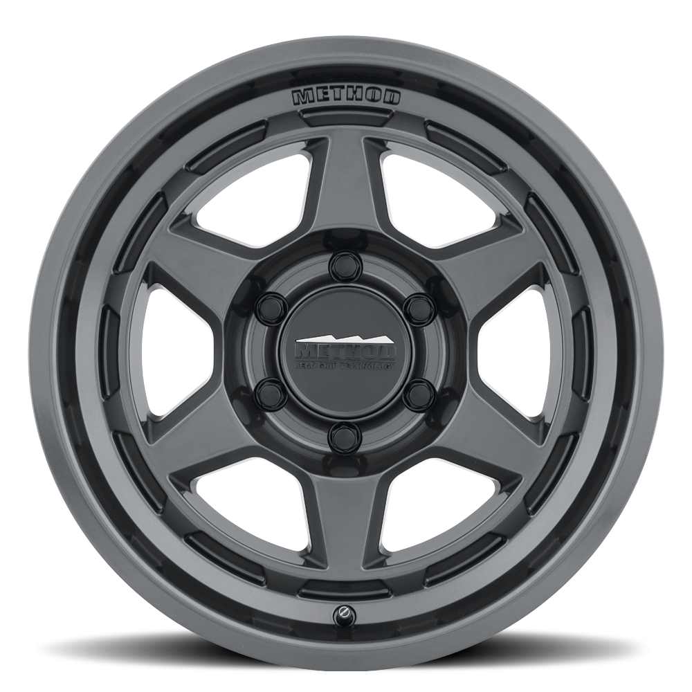 17x8 5 method race wheels mr708 bead grip titanium wheel 6x5.5 bolt pattern 25mm offset