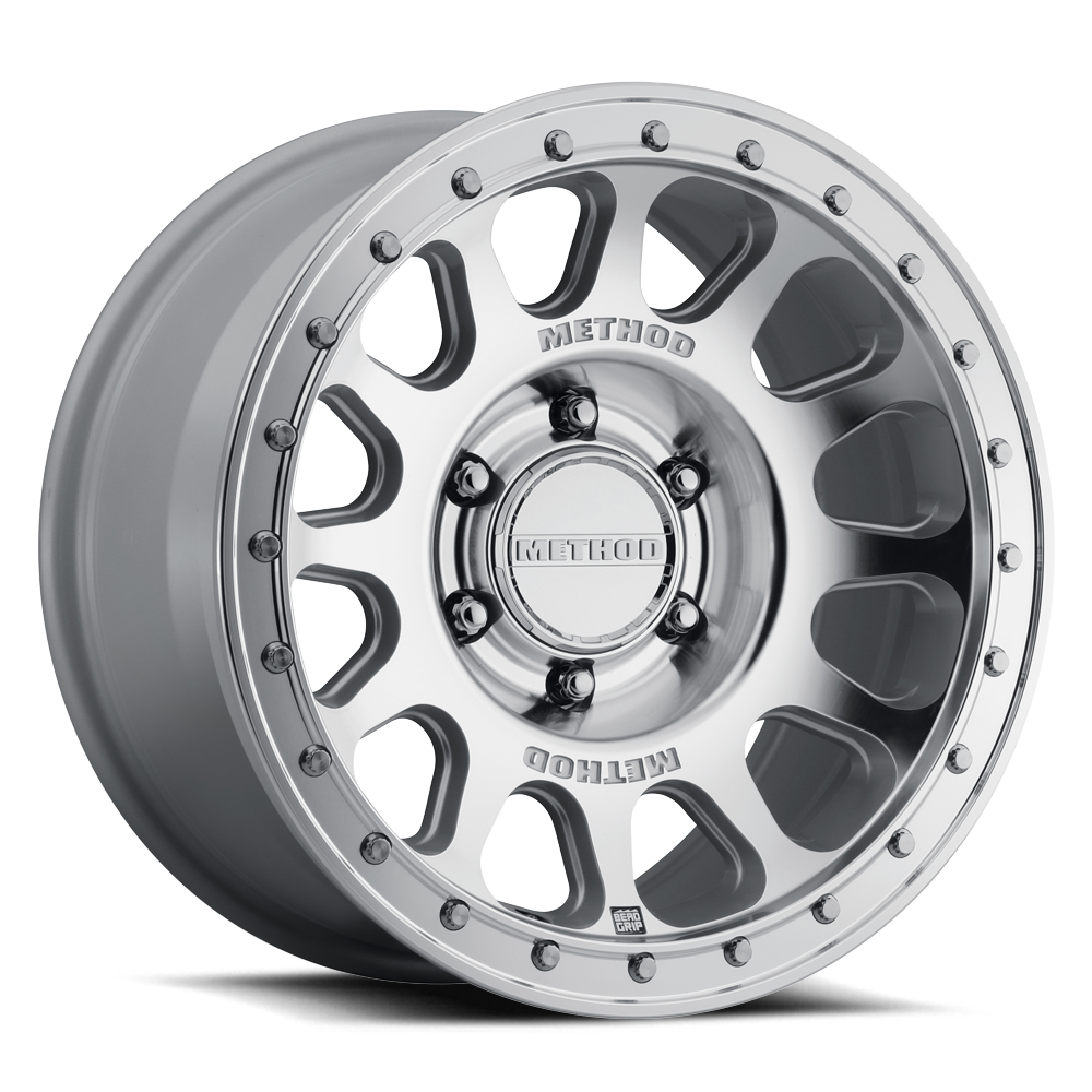 17x8 5 method race wheels mr709 bead grip hd machined wheel 6x5.5 bolt pattern 25mm offset