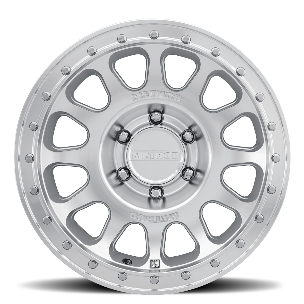 17x8 5 method race wheels mr709 bead grip hd machined wheel 6x5.5 bolt pattern 25mm offset