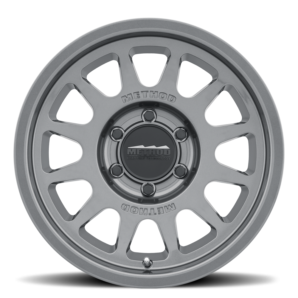17x9 method race wheels mr703 bead grip titanium wheel 6x5.5 bolt pattern 12mm offset