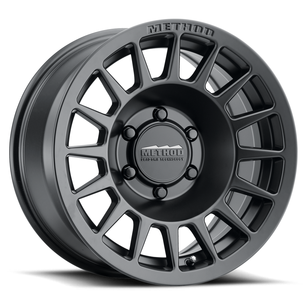18x9 method race wheels mr707 bead grip black wheel 6x5.5 bolt pattern 0mm offset