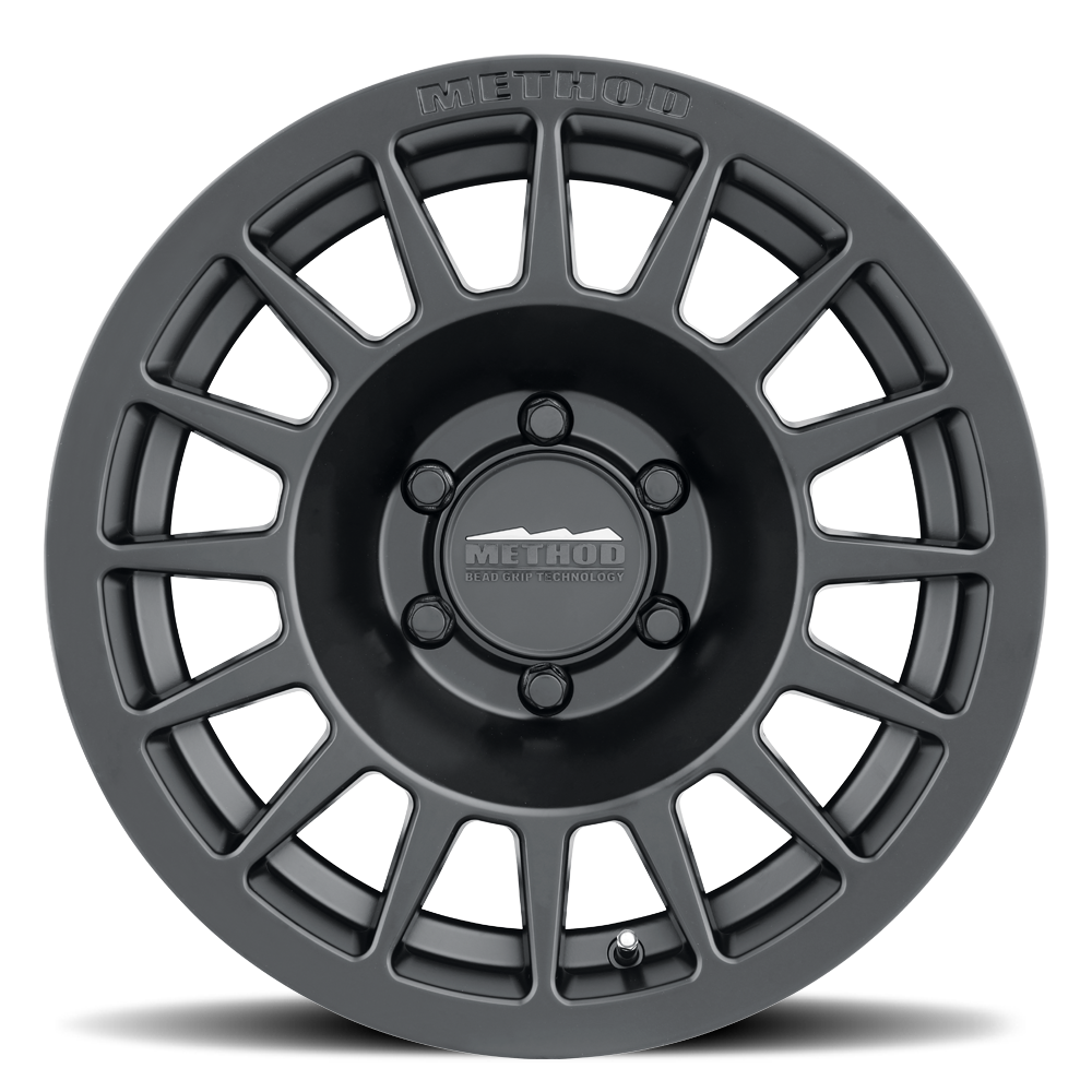 18x9 method race wheels mr707 bead grip black wheel 6x5.5 bolt pattern 18mm offset