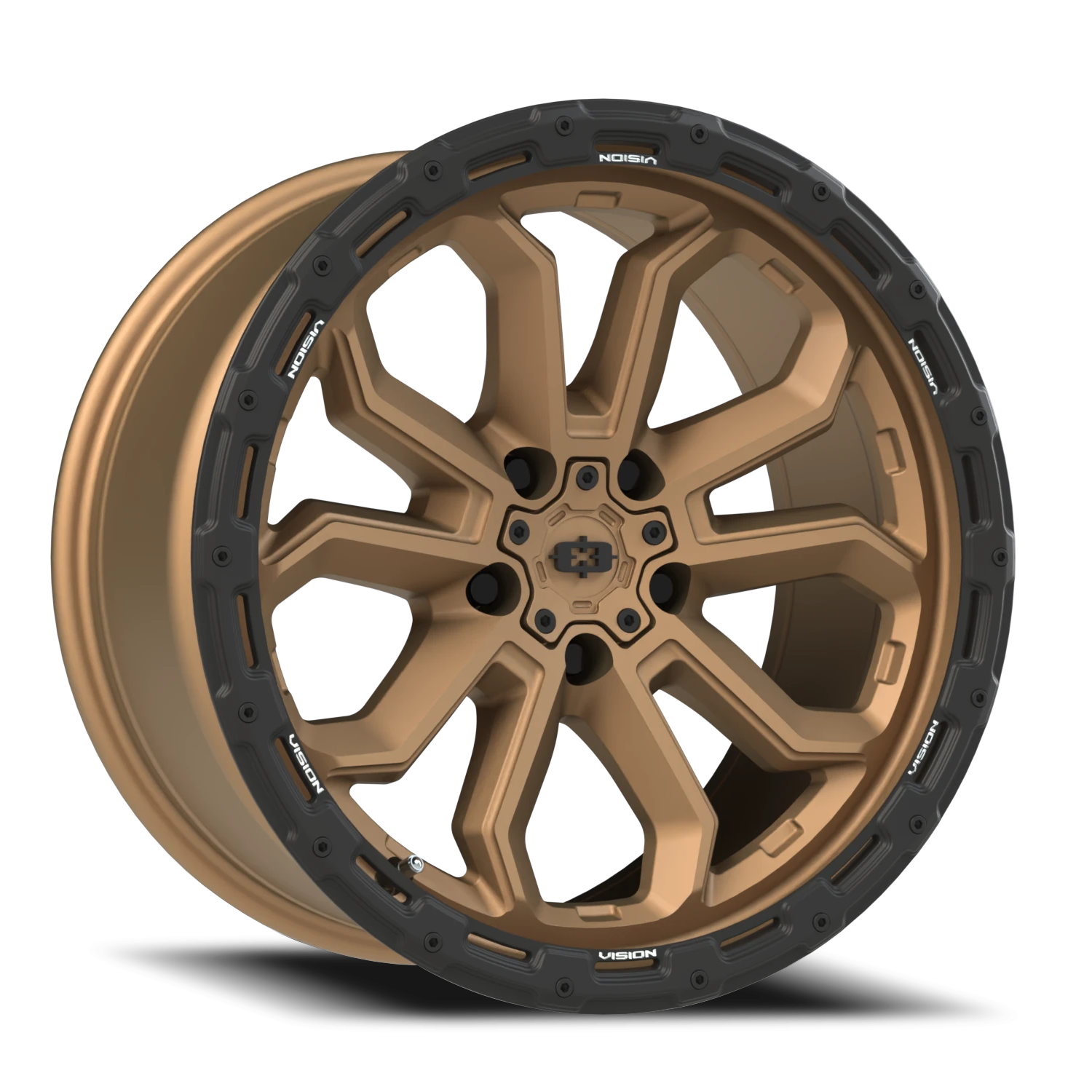 18x9 Vision 405 Korupt Satin Bronze Wheel 5x4.5 Bolt Pattern 12mm Offset