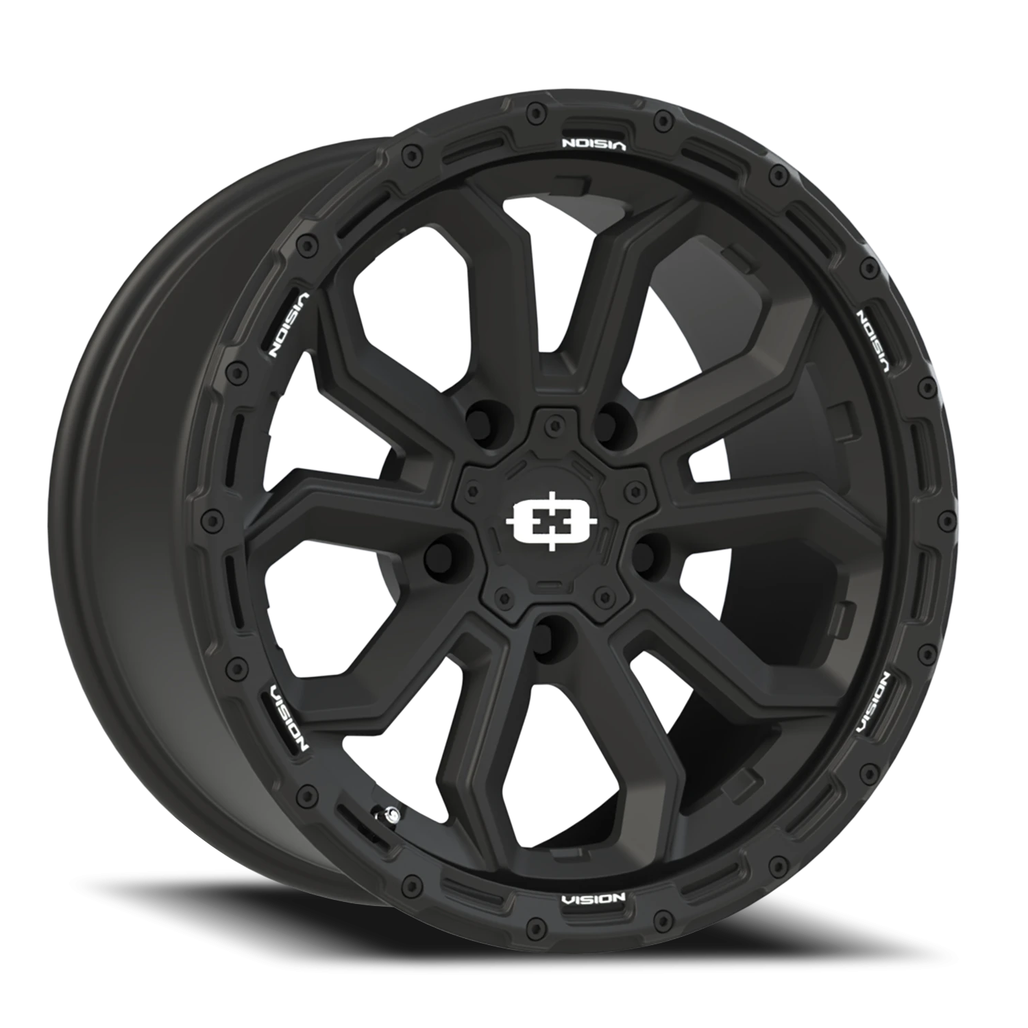 18x9 Vision 405 Korupt Satin Black Wheel 5x4.5 Bolt Pattern 12mm Offset