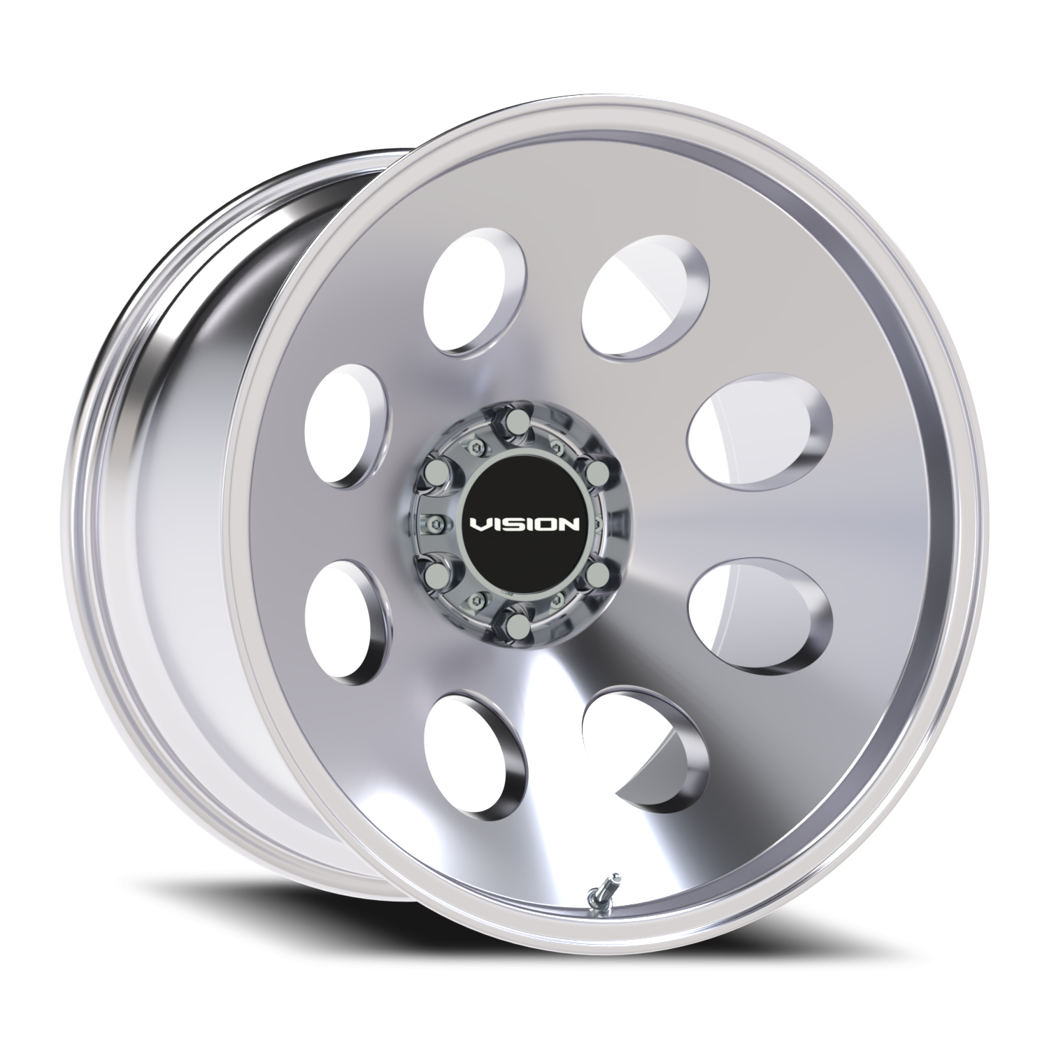 20x12 Vision 56 Midway Polished Wheel 6x5.5 Bolt Pattern -44mm Offset