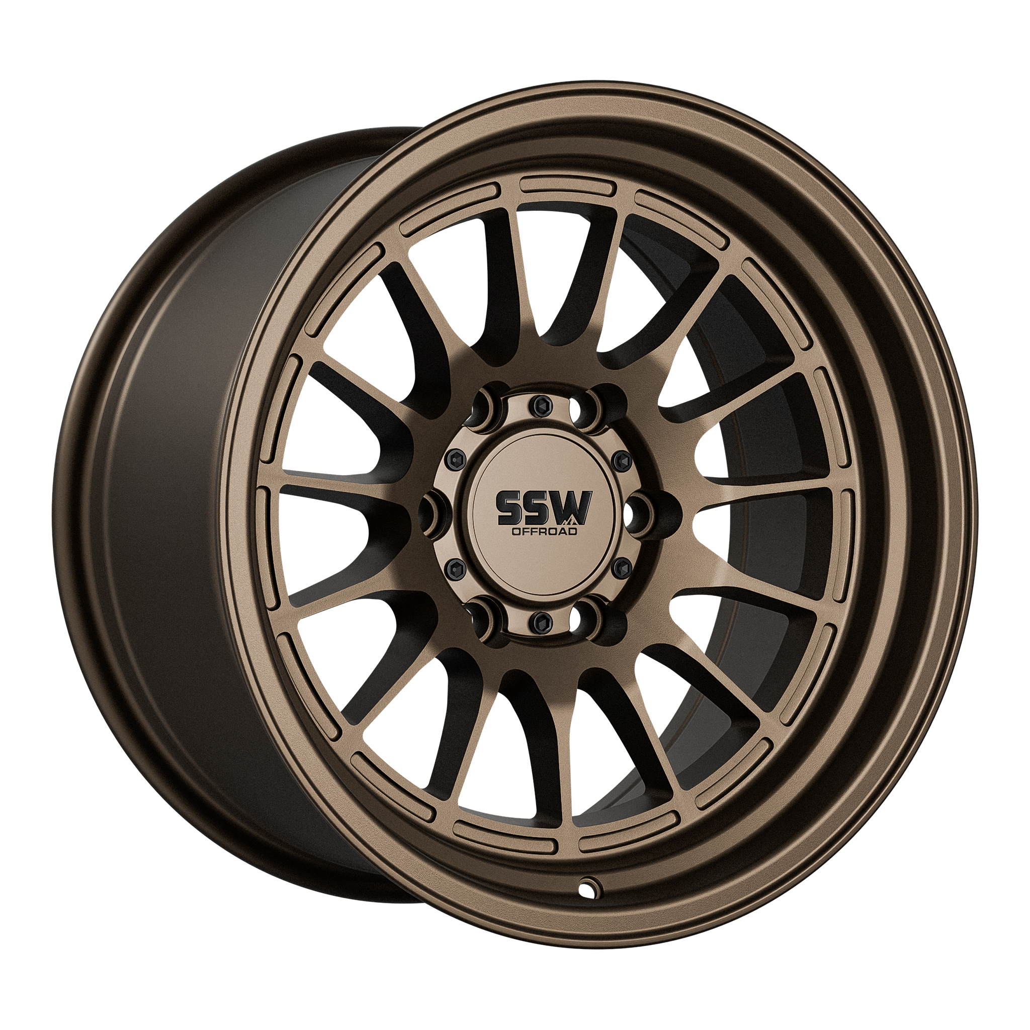 17x9 SSW Offroad Dakar Matte Bronze Wheel 6x5.5 Bolt Pattern 0 mm Offset
