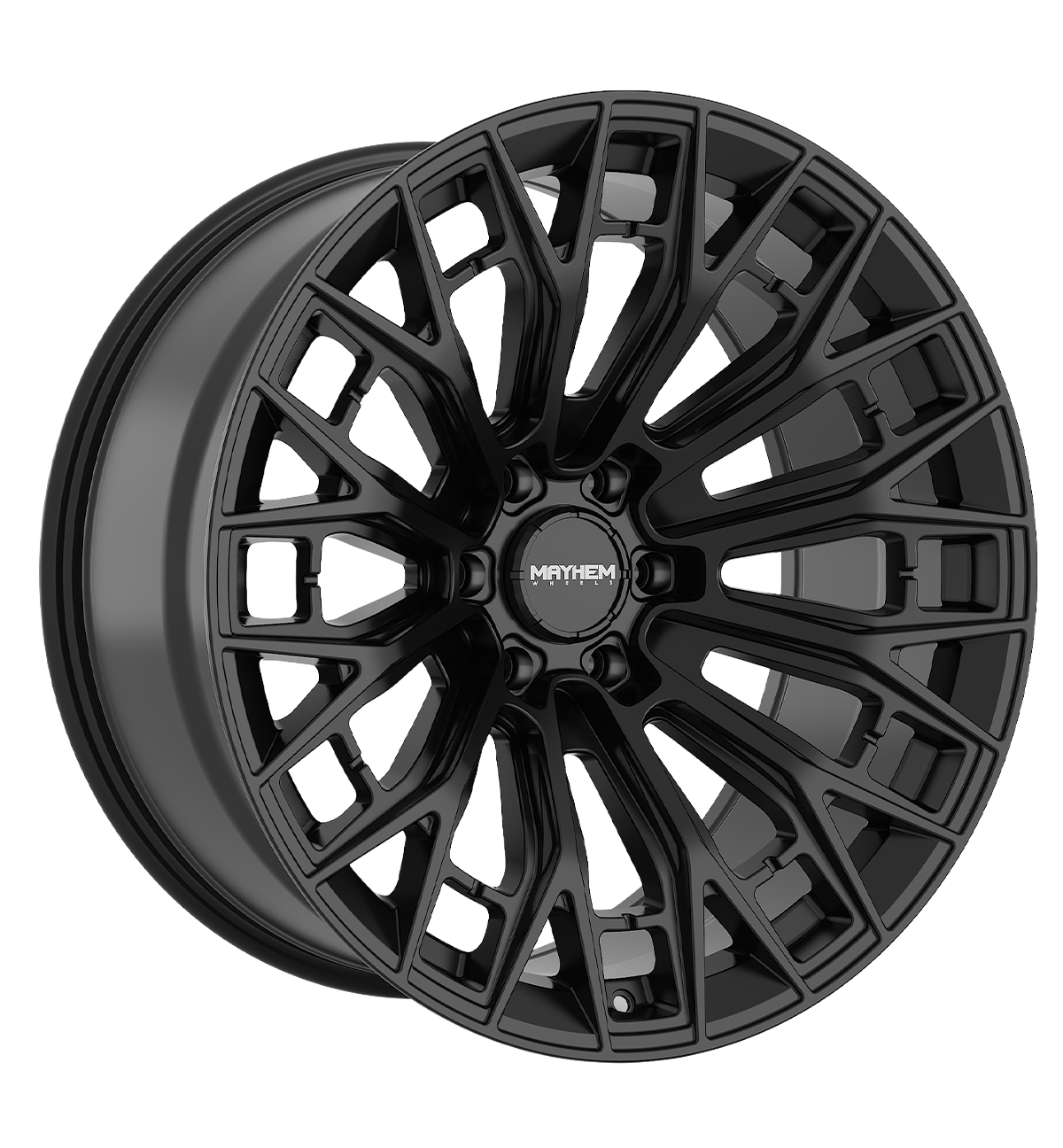 20x9 mayhem cyclone gloss black wheel 6x5.5 bolt pattern 18mm offset