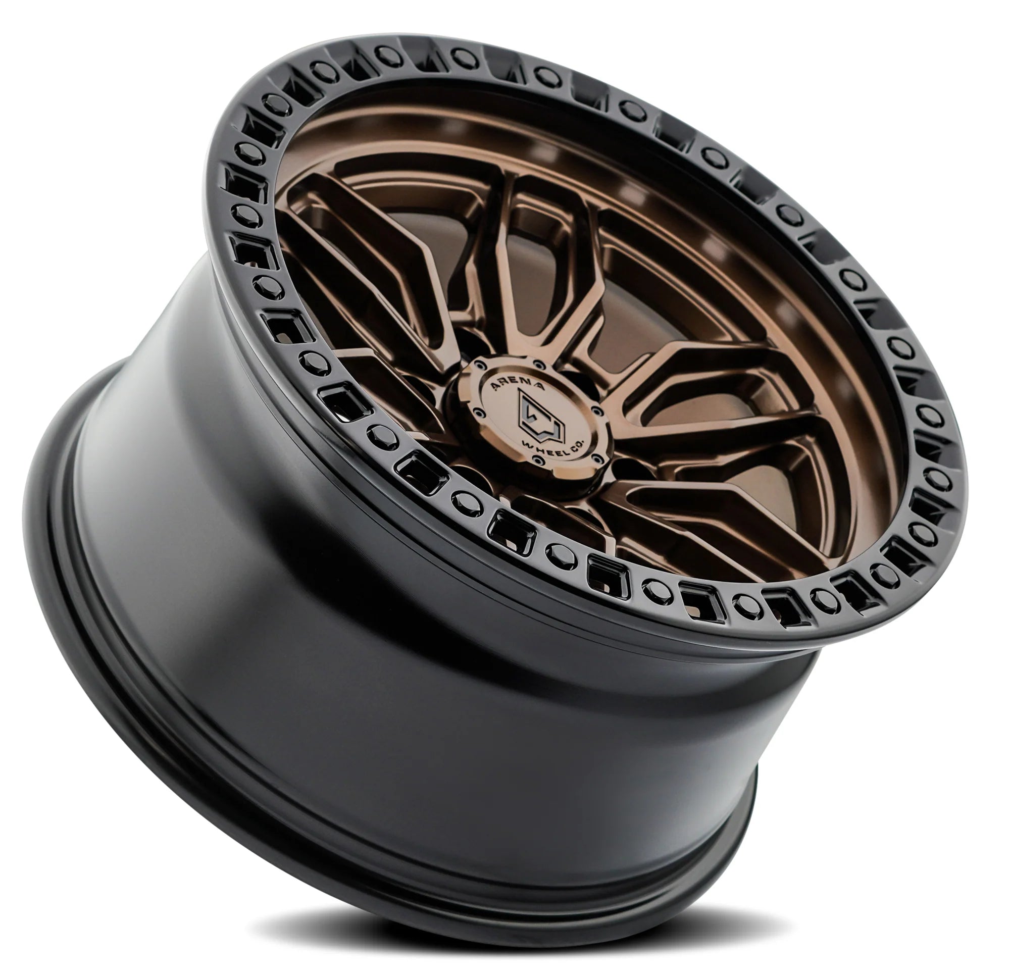 20x9 Arena A109 Hustle Bronze W/Blk Lip Wheel 6x5.5 Bolt Pattern 0mm Offset