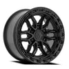 17x8.5 Arena A137 Pursuit Satin Black Wheel 6x5.5 Bolt Pattern 25mm Offset