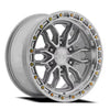 17x8.5 Arena A137 Pursuit Silver Machined Wheel 6x5.5 Bolt Pattern 25mm Offset