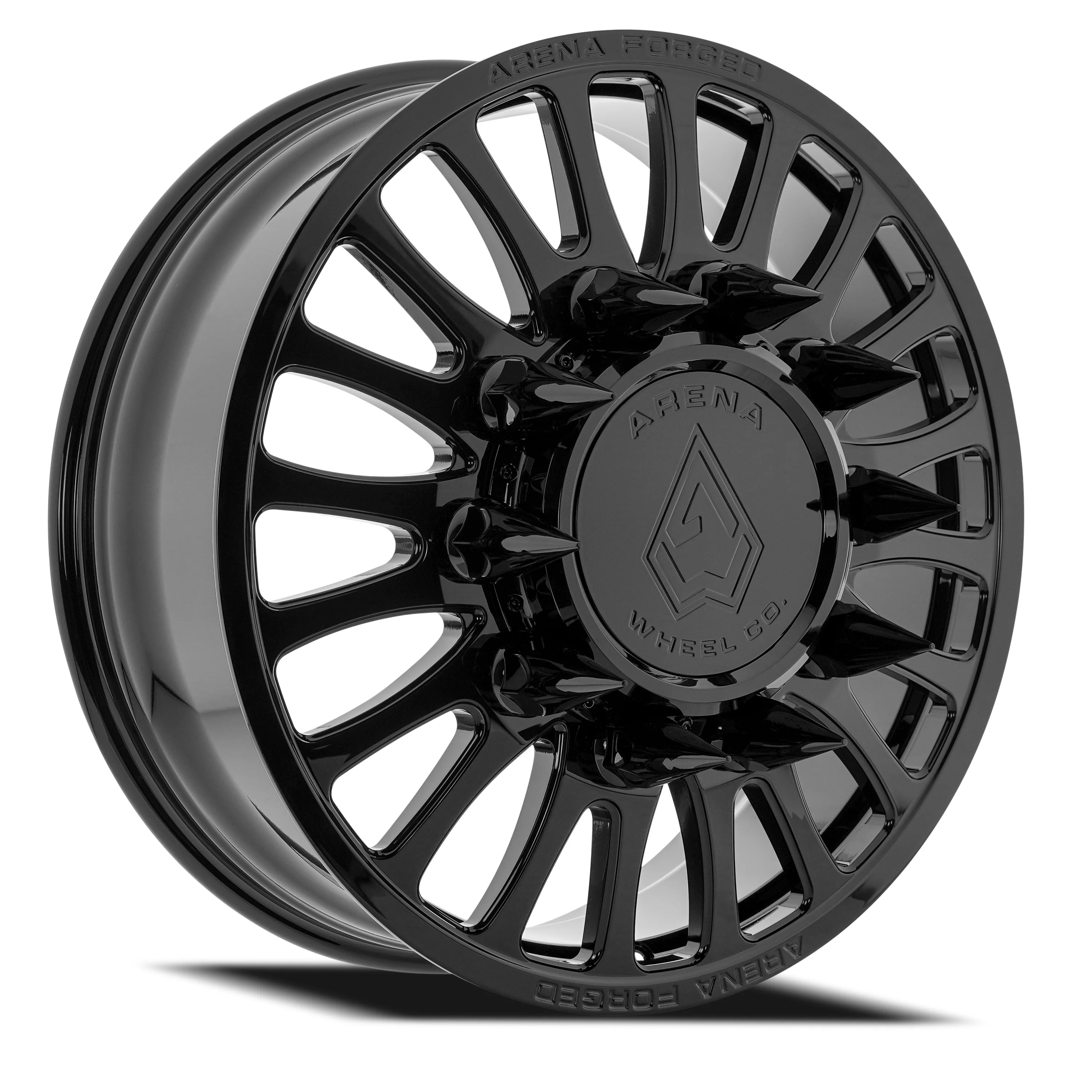 24x8.25 DUALLY SHORELINE FRONT 10x225  100 8.55 170.13 GLOSSY BLACK