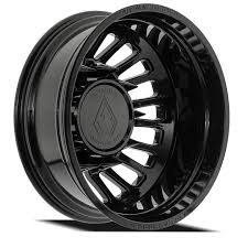 24x8.25 DUALLY SHORELINE REAR 10x225  -235 -4.63 170.13 GLOSSY BLACK