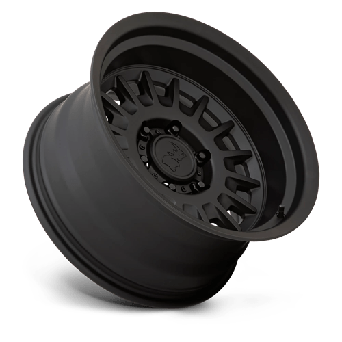 17x9 black rhino hard alloys als aliso matte black wheel 6x5.5 bolt pattern 38mm offset