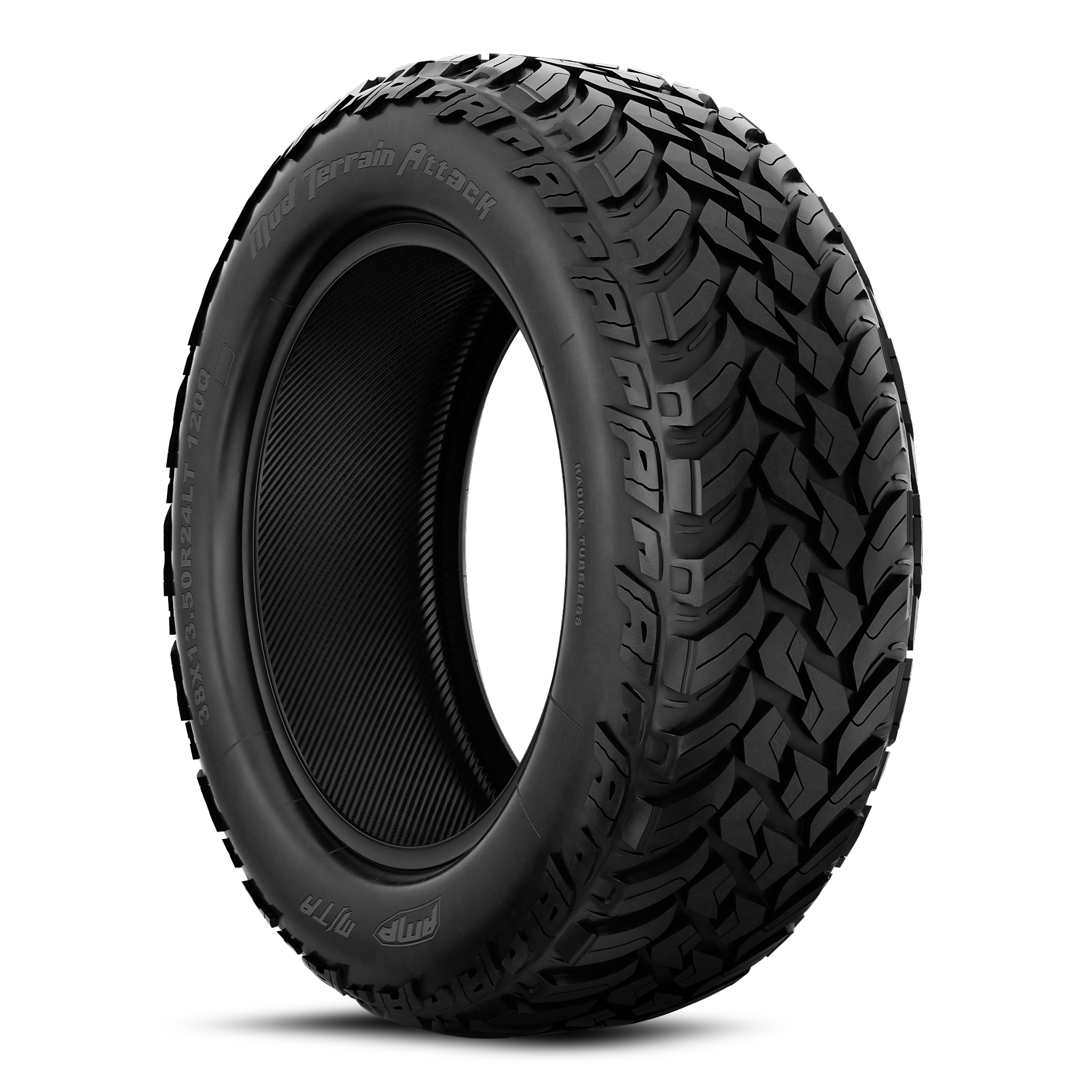 38x15.50R26LT Amp Tires Terrain Attack M/T Tire E Rated 10 Ply