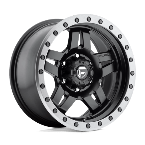 16x8 fuel off road d557 anza matte black gun metal ring wheel 6x5.5 bolt pattern 1mm offset