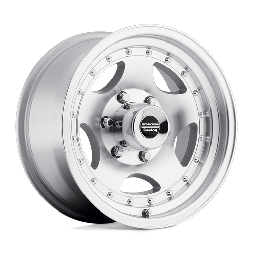 15x7 american racing ar23 type 23 machined w clear coat wheel 5x4.5 bolt pattern 6mm offset