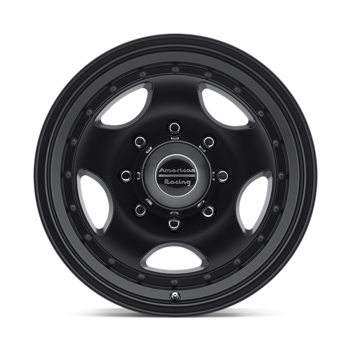 15x10 american racing ar23 type 23 satin black w clear coat wheel 6x5.5 bolt pattern 44mm offset