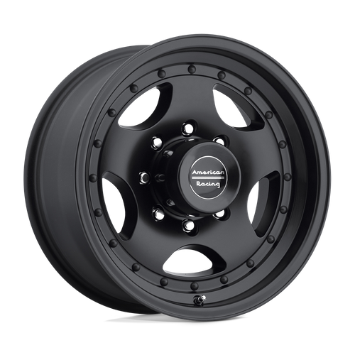 15x7 american racing ar23 type 23 satin black w clear coat wheel 5x4.5 bolt pattern 6mm offset