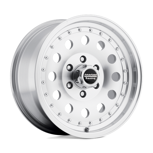 18x8 american racing ar62 outlaw ii machined w clear coat wheel 6x5.5 bolt pattern 18mm offset