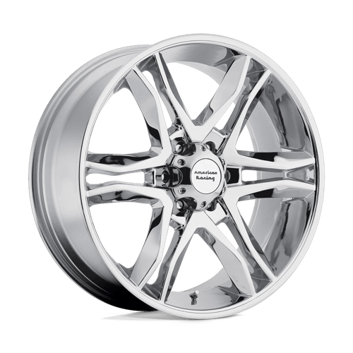 17x8 american racing ar893 mainline chrome wheel 6x5.5 bolt pattern 0mm offset