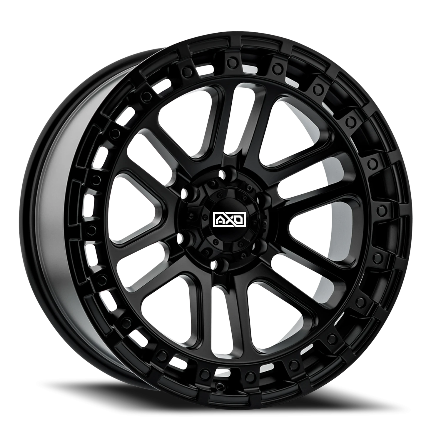20x9 AXD Off-Road AS5 Satin Black Wheel 6x5.5 Bolt Pattern 0mm Offset