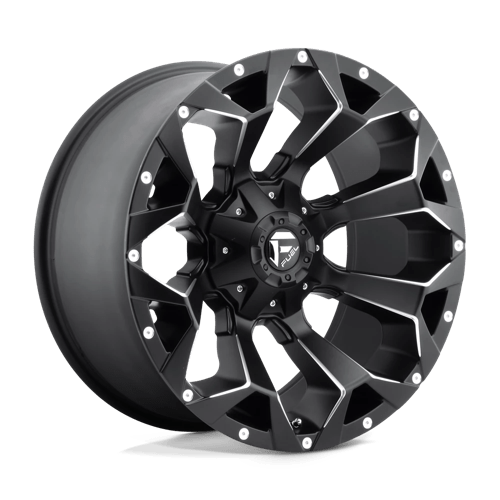 17x9 fuel off road d546 assault matte black milled wheel 6x5.5 bolt pattern 12mm offset