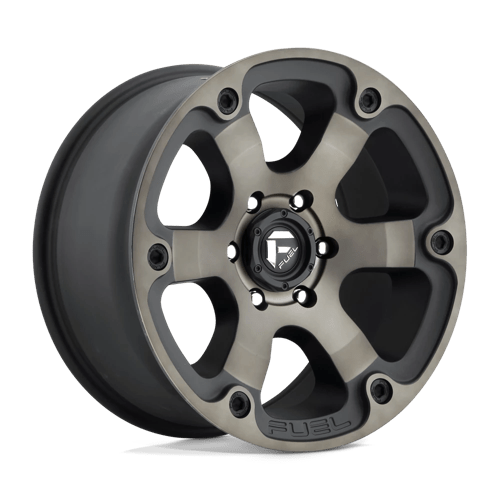 20x9 fuel off road d564 beast matte black double dark tint wheel 6x5.5 bolt pattern 20mm offset