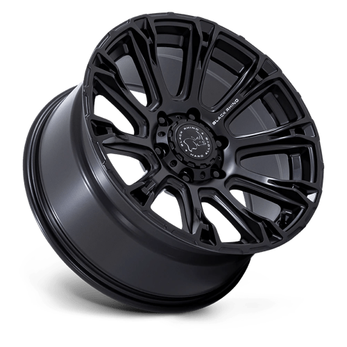 17x8 5 black rhino hard alloys br020 diamondback matte black wheel 5x4.5 bolt pattern 25mm offset