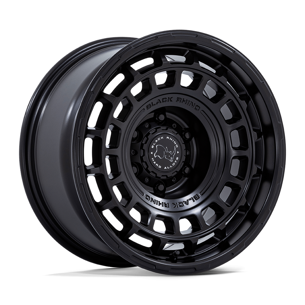 17x8.5 Black Rhino BR024 Awol Matte Black Wheel 6x5.5 Bolt Pattern  10 Offset